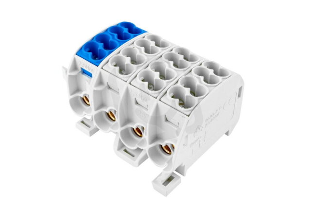 Svorkovnice rozbočovací HLAK 25//4 C 3LN 152A 4pól. CU IP20 3xŠ/M na DIN 1004211