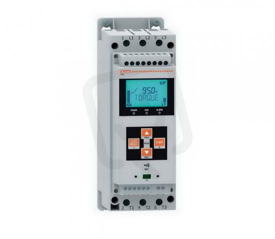 Softstartér 60A, 30kW/400V, by-pass styk