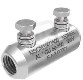 Kab. spojka Al/Cu 16-95mm2, 2x Ms šroub