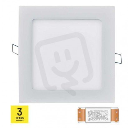 Set: LED PANEL VES.ČT 12W IP20 WW B+tria