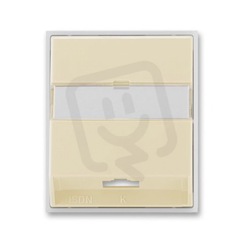 Kryt zásuvky ISDN koncové 5013E-A00251 21 slonová kost/led. bílá Element ABB