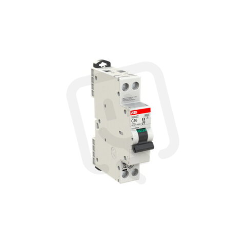 S202C-B6 2F jistič 1mod 6A char. B 6kA ABB 2CDS252280R0065