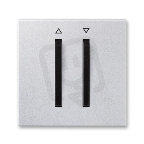 Kryt žaluziový 2 páčky s potiskem 3559M-A00662 72 titanová/onyx Neo ABB