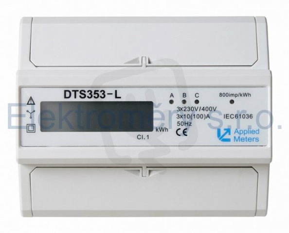 Elektroměr DTS 353 L, PŘÍMÉ MĚŘENÍ 10/10 E808