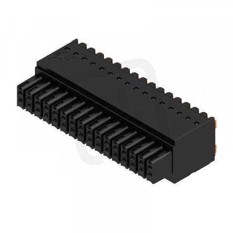 Zásuvný konektor DPS B2CF 3.50/32/180 SN BK BX WEIDMÜLLER 1277620000
