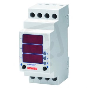 Gewiss GW96897 90 AM Multimetr pro měření napětí-proudu, 2M