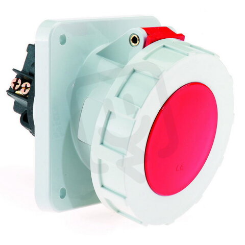 Zásuvka vestavná 63A 5p 400V IP67 6h BALS 129