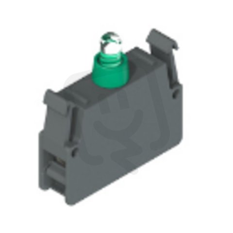 LED signálka, zelená, 120 V AC, horní upevnění PIZZATO E2LP3A4V1