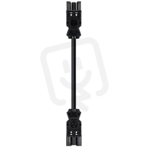 kabel propojovací se dvěma konektory gesis, 3-pól, 3*1,5mm2, délka 1,5m, černý