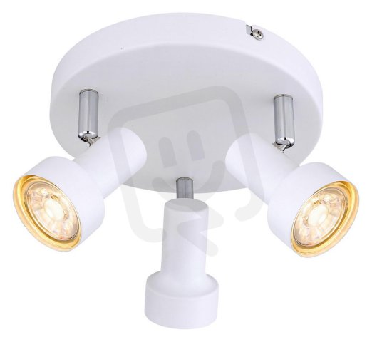 Konrad GU10 3x 50W IP20 bílá RABALUX 5356