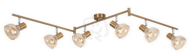 Holly E14 6X 40W IP20 antická zlatá RABALUX 5553