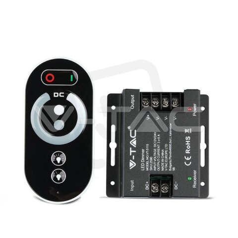 LED Dimmer With Touch Remote Controller, VT-5115 V-TAC SKU2590
