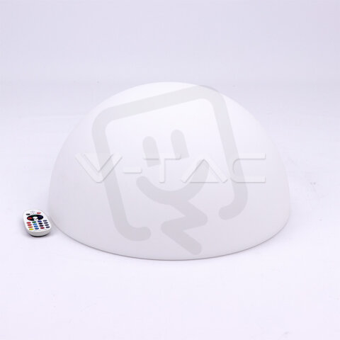 LED 6W  Half Round Ball RGB D50*26CM, VT