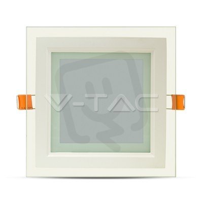 12W LED Panel Downlight Glass - Square W