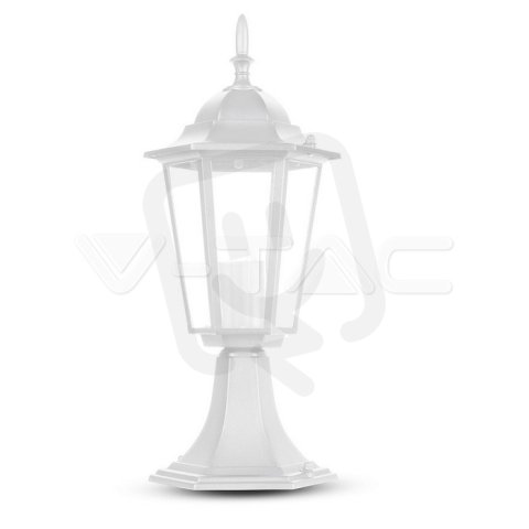 Garden Stand Lamp E27 30cm Matt White,