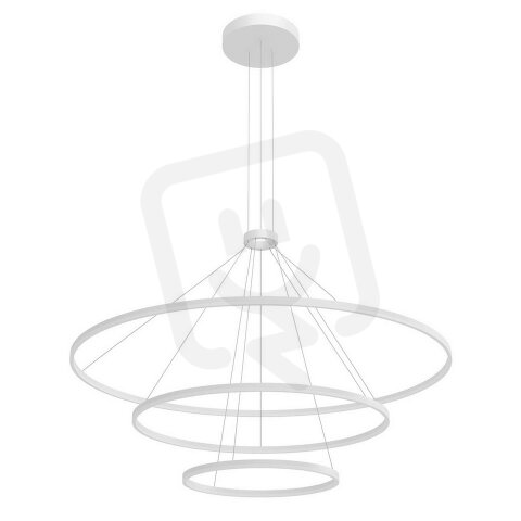 Závěsné svítidlo ORBIT SU LED 186W D1500+1000+600 3000K SAND WHITE-TRIAC