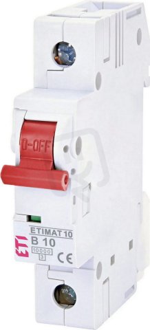 Jistič ETIMAT COLOUR 1p B10 10kA ETI 002100014