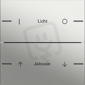 KKolébka 2x pro tlačítkový sensor 4 System 55 nerez GIRA 5762600