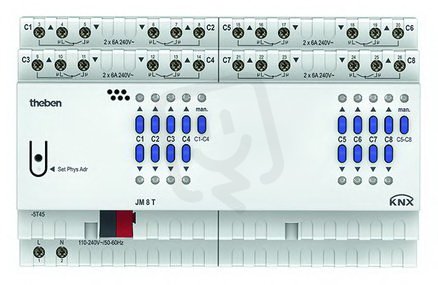 JM 8 T KNX Žaluziový aktor