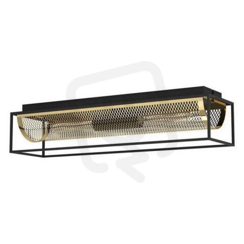 Stropní svítidlo NOHALES 2xE27 černá/mosaz 2X40W IP20 EGLO 43787