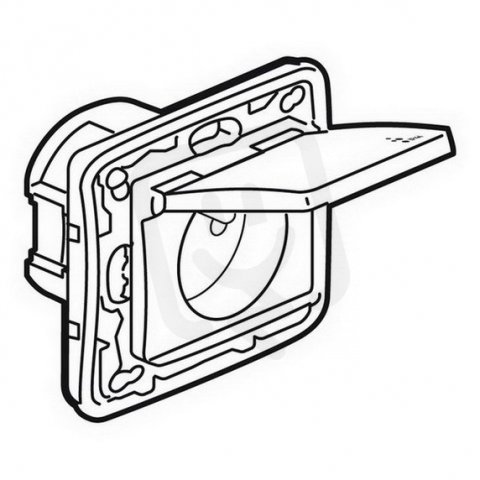 NIL ZÁSUVKA 2P+T IP44 BÍLÁ    LEGRAND 664748