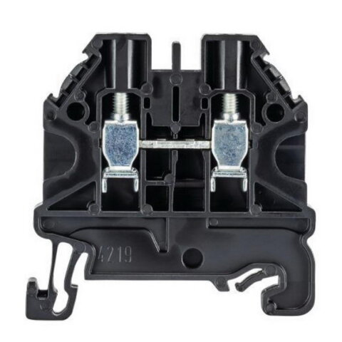 Řadová svorka WT 4 černá 4mm2 WIELAND 58.504.0055.1