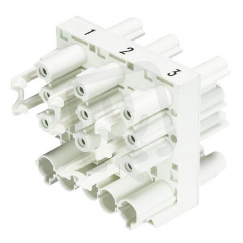 rozfázovací blok, 5-pól, gesis, bilý WIELAND 92.050.0153.0