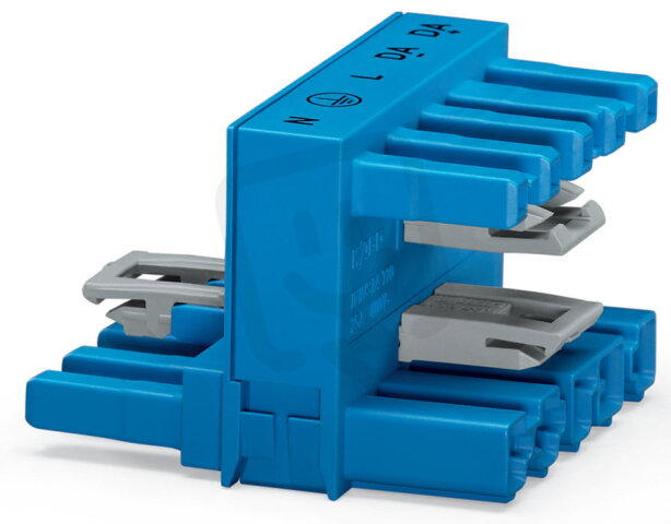 h-rozdělovač 5pól. Kód. I modrá WAGO 770-993