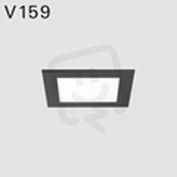 Vestavné svítidlo DEOS V159sCWI.108/A3 W - teple bílá (3000K) 1x8W 1140 lm