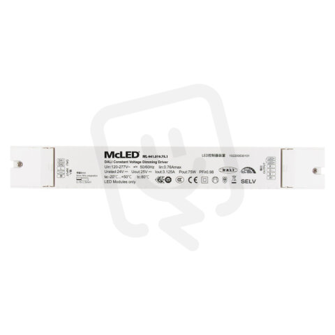 Napájecí zdroj 75W, DC24V/3,125 A, IP20, 4 kanály (RGBW), DT8