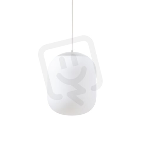 Závěsné LED svítidlo se skleněným stínidlem OSMONT TANIA S1 HP 52W IP40 3K bílá