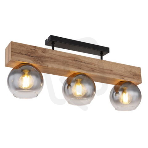 Stropní svítidlo MOITAS černá 3xE27 40W 230V GLOBO 15656-3D