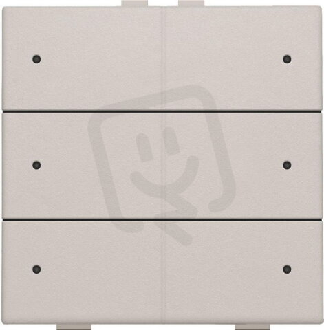 NHC 6násobný ovladač s LED + snímač teploty LIGHT GREY NIKO 102-52206