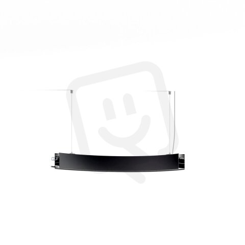 LED Svítidlo Serpent 1/4 R500, dolů, mléčný, 3000K, 16W, černá  FPSE055-0730DB