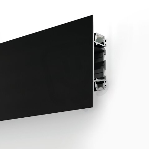LED hliníkový profil KLUŚ PLAKIN-DUO 1m, černá ALUMIA A18069A07_1