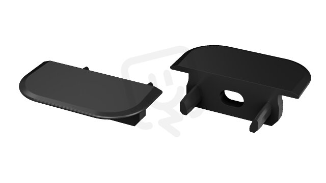 Koncovka profilu EC-PROFIL Z BLACK HO (12-0102-00) GREENLUX GXLP1471