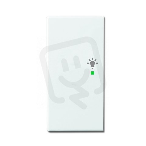 ABB Future linear,Solo Kryt 2nás levý symbol osvětlení studio bílá SRL-2-L-84