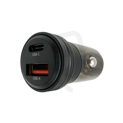 Fast charger do auta 30W USB-C + A SOLIGHT DC92