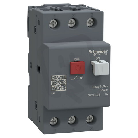 Easy TeSys magnetický jistič 1A SCHNEIDER GZ1LE05
