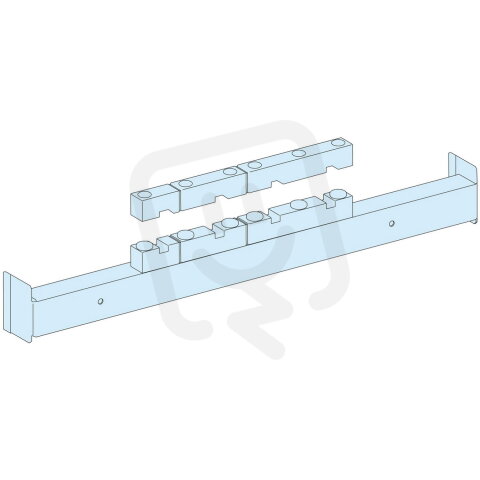 Koncový držák pomocné přípojnice 70mm SCHNEIDER LVS04693