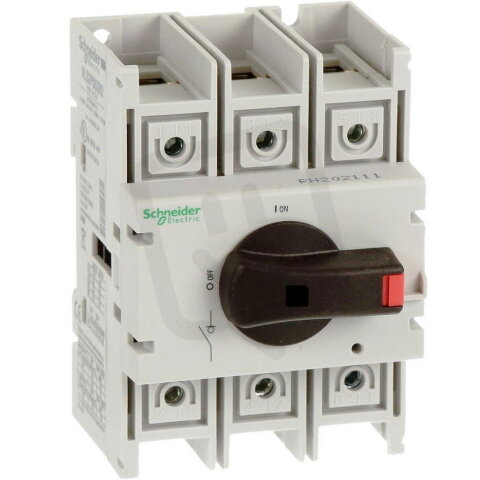3 POLES DIN RAIL SWITCH 63A WITH ROT BLA SCHNEIDER VLS3P063R2