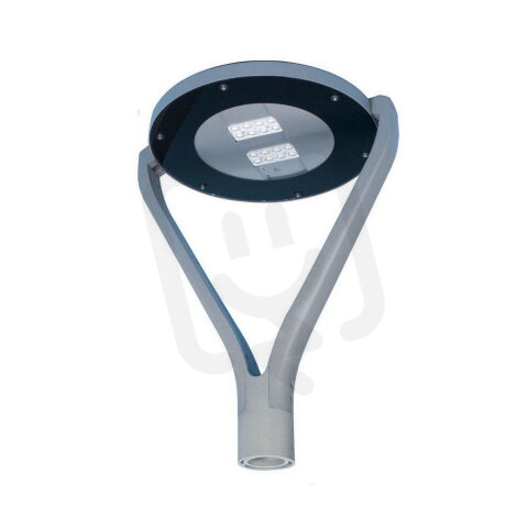 PED2 080, šedý korpus, LED 730,  skleněný kryt, symetrická optika, regulovatelné