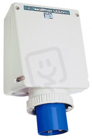 Walther 678306 Nástěnná přívodka 125A 3P 230V 6h IP67