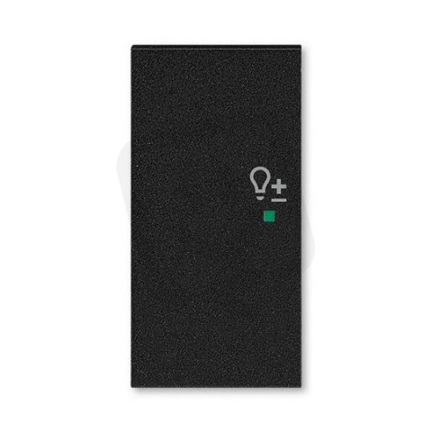 ABB Levit M Kryt 2násobný levý symbol stmívání onyx 6220H-A02104 63