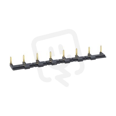 Lovato HR5X9008 Propojovací můstek 8 pólový černý pro HR5X
