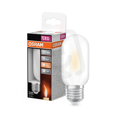 LED1906STICK FLAME1W/818FILFRE27FS1OSRAM