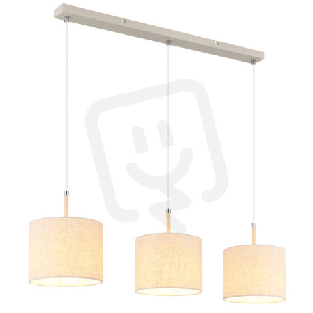 Závěsná lampa DELEON písková 3x E27, max. 40W 230V GLOBO 15968-3H