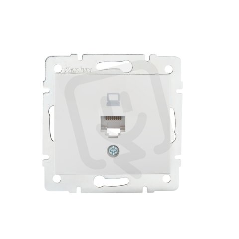 Datová zásuvka DOMO RJ45Cat 5e Jack bílá 24753 Kanlux