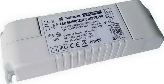 Nouzový modul s baterií LED EMERGENCY INVERTER GREENLUX GXNO035