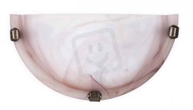 Alabastro E27 1x 60W IP20 tabákový alabastr/bronz úchyt RABALUX 3053